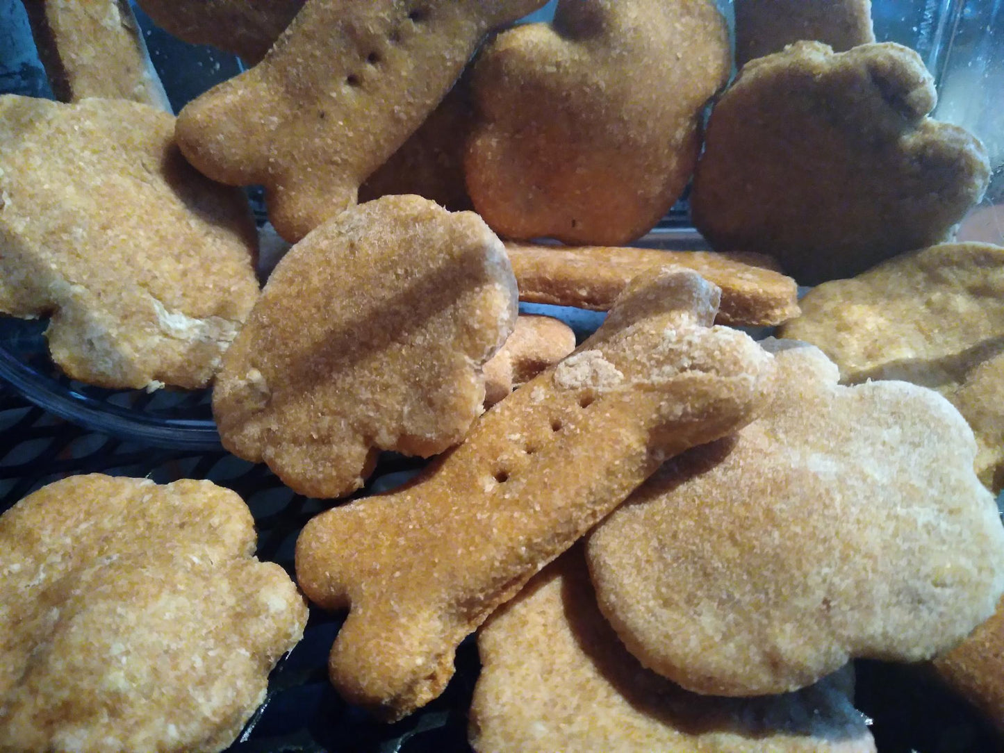 Peanut Butter & Pumpkin dog treats