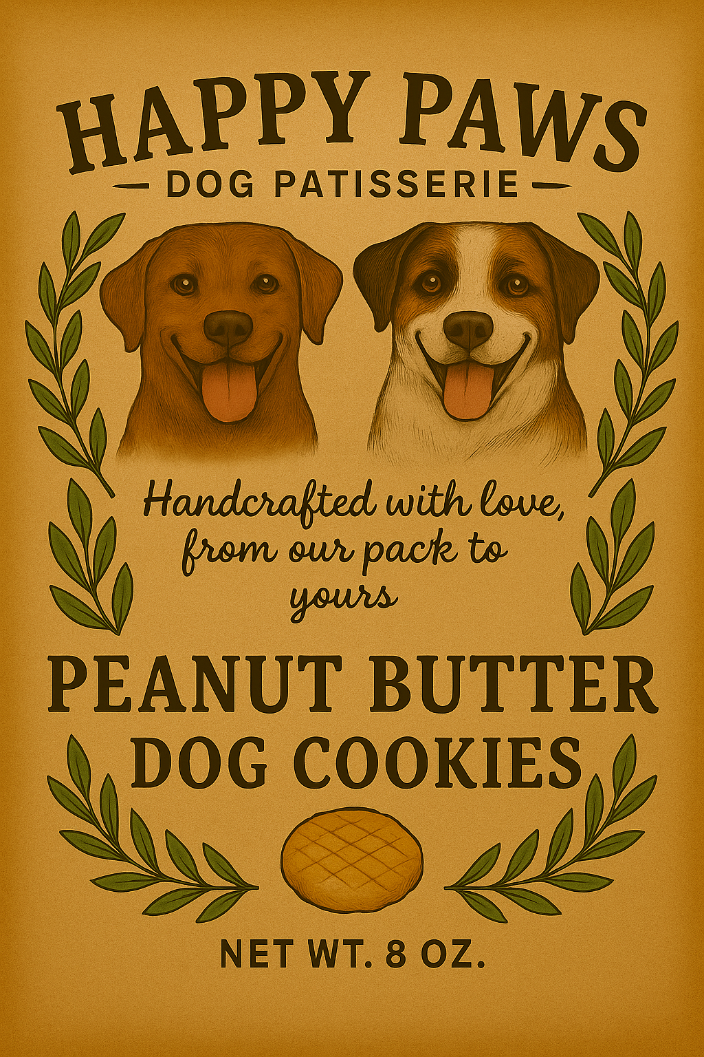 Peanut Butter dog cookies