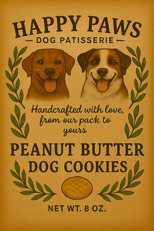 Peanut Butter dog cookies