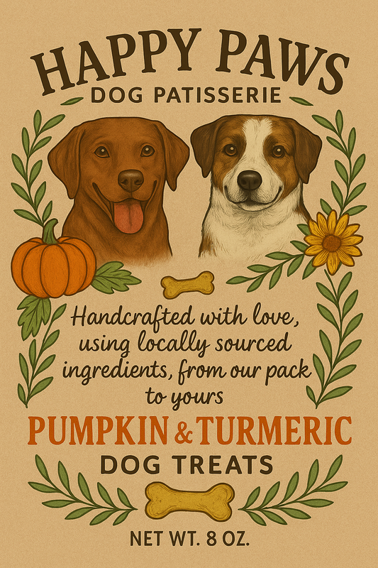 Pumpkin & Turmeric dog treats